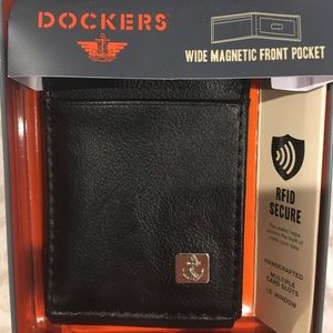 Brand New in box, Men’s Black  magnetic wallet